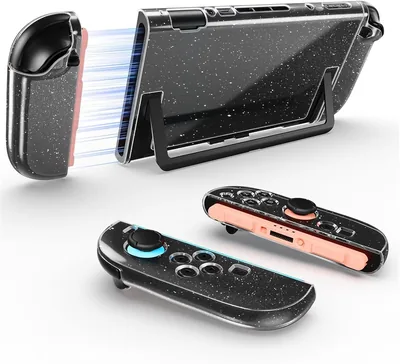 Capa Protetora YARUIKE com Brilho para Nintendo Switch 2, Fina e Anti-choque