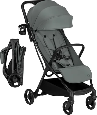 Lionelo Agia: Sillas de Paseo Ligeras y Compactas, Fácil de Doblar con una Mano, hasta 22 kg, Posición Recostada, Asiento Amplio y acolchado, Grande