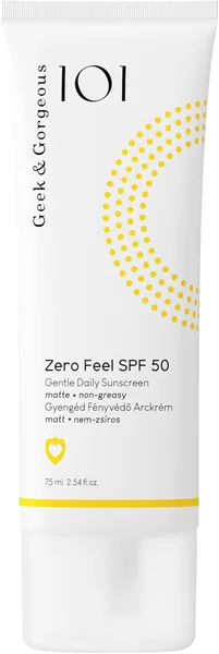 Geek & Gorgeous Zero Feel SPF 50 T gliches Sonnenschutzmittel