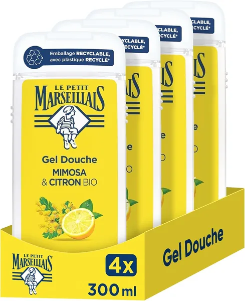 Le Petit Marseillais - Gel Douche Extra Doux Mimose & Citron Bio (300 ml) - 10% Off