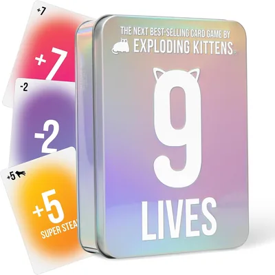 Exploding Kittens 9 Lives Tin Card Game