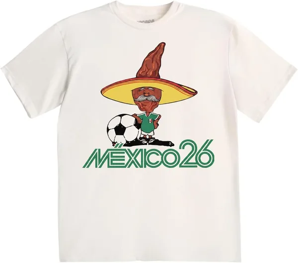 Máscara De Látex | Playera para Hombre México 26 Edición Limitada | Camiseta Cuello Redondo Oversize Fit 100% Algodón - Mejor Oferta