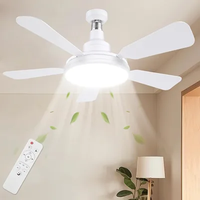 KOCINITO シーリングファンライト 調色・調光・風量調整機能付き LED 扇風機 30W 3000lm 6~8畳用 小型 DCモーター タイマー/メモリー機能 常夜灯 節電 静音 工事不要