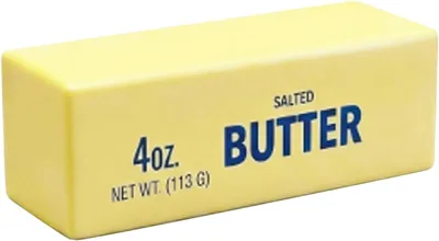 Lätt ätbar, langsamt återgångsfulla Butter Squishy, realistisk mjuk butterstang för stressmindighet, fo