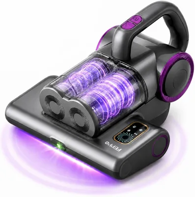 FEPPO Matratzenstaubsauger mit UV-C Licht und 16Kpa Saugkraft