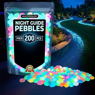 Colorful Glow in the Dark Pebbles 1000pcs Best Deal