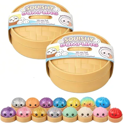 Boîte à Dumplings Rainbow Mystery Squishy, la plus brillante et douce ! Best Deal