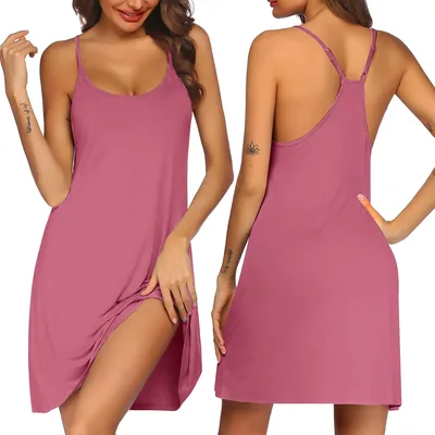 Ekouaer Women's Racerback Sleeveless Nightgown - Best Deal