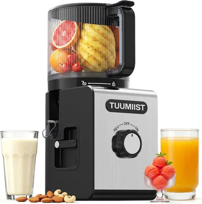 6.5" Cold Press Juicer - 350W Large Chute