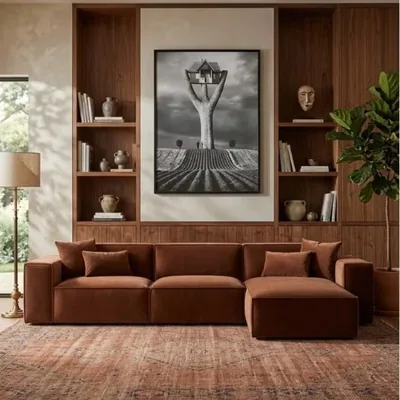 SULSHA Premium L Shape Sofa Grey - 6% Off