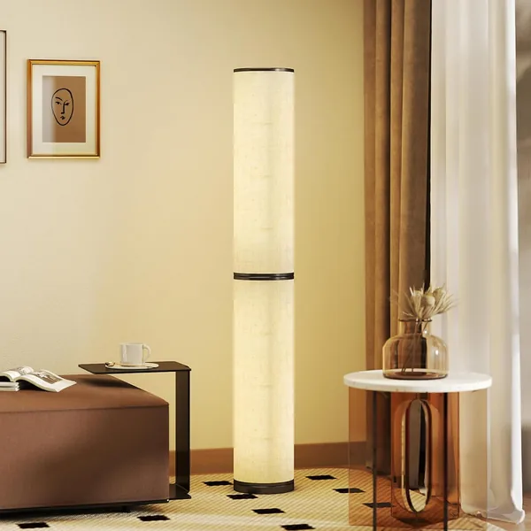 Lampe de sol LED HOMCOM réglable avec télécommande magnétique, 30% de réduction