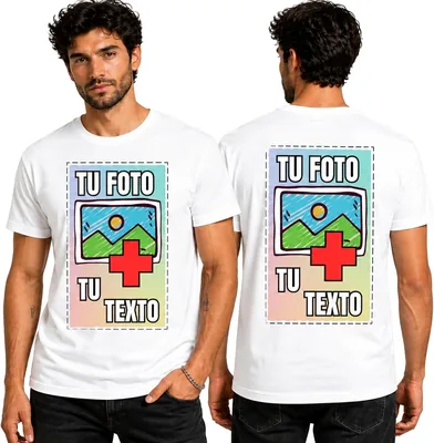 Camiseta Personalizada ErenBros para Hombre y Mujer - Camisetas con Foto, Texto o Logo - Personalizable