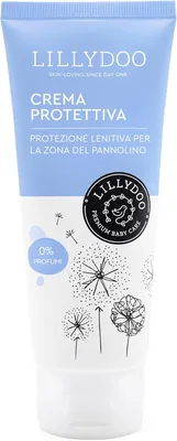 Protezione per il Cambiamento del Pannolino LILLYDOO - Crema 75 ml per Pelle Sensibile | Con Aloe Vera, Olio di Apricot e Olio di Cocco Organico, Senza F