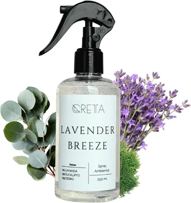 Creta - Aromatizante Ambiental y Textil Lavanda y Eucalipto 250ml | Spray Ambientador Relajante para Hogar, Blancos y Cortina Best Deal
