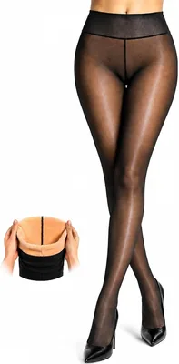Meia Calça Térmica Feminina Efeito Translúcida - Melhor Oferta