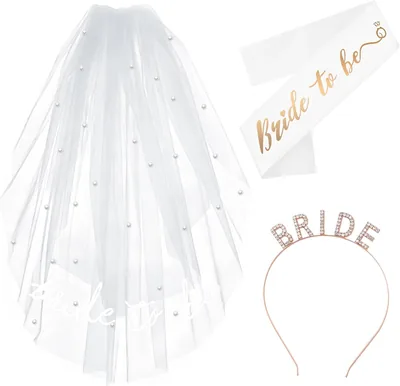 Bride to Be Sash Veil Tiara Set Best Deal