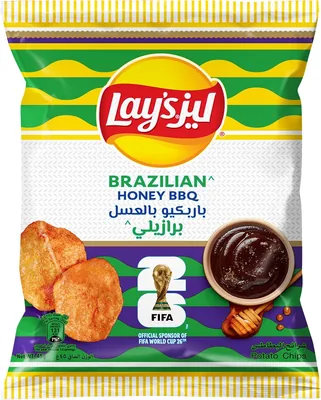 Lay's Brazilian Honey and BBQ Potato Chips, 45g | 55% Off