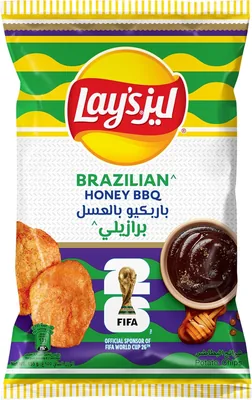Lay's Brazilian Honey & BBQ Potato Chips, 155g - Best Deal
