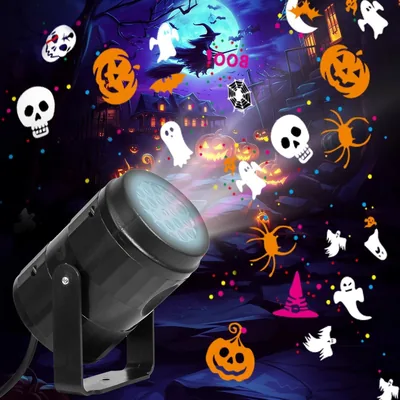 Proyector de Luces LISAPRO para Halloween con 16 Patrones