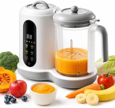 Masroo Baby Food Maker - All-in-One Steamer, Blender & Grinder, Auto Cooking Puree Maker & Sterilizer