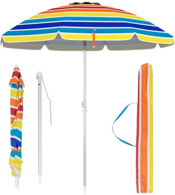 TANGZON 2M Beach Umbrella Best Deal