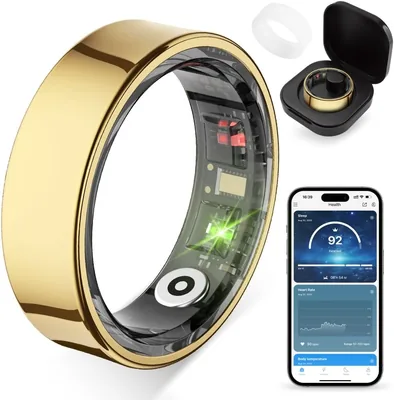 Tracker Ring with Heart Rate & Blood Oxygen