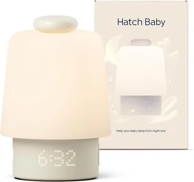 Hatch Baby - Szumiąca Maszyna i Lampka Nocna dla Niemowląt, Trener Snu, Kreator Rutyn oraz Budzik 'Time-to-Rise' do Pokoju Nie, Best Deal