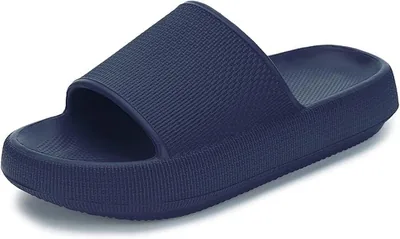 Pillow Slippers House Slides Sandals Thick Sole