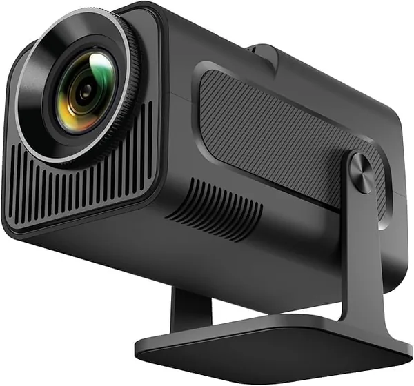 HY320 Android 11 Projector: 4K Supported, 1080P, 390 ANSI Lumens, WiFi 6 & Bluetooth 5.0