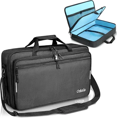 Sundoy Sac de DJ 8mm Rembourré Compatible avec Contrôleur Pioneer, Étui de Transport Résistant au Choc avec Sangle et Accessoires