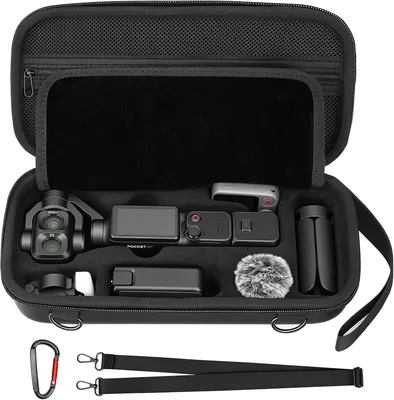 AMAZEAR - Funda de transporte para DJI OSMO Pocket 4P, bolsa compacta de carcasa dura