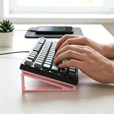 Soporte Ergonómico para Teclado, Elevador Ajustable de 20 Grados - Mejor Oferta