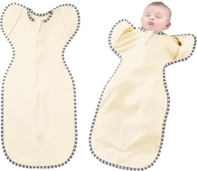 Baby Sleep Sack, Swaddle Wrap, Ultra-Soft Newborn Blanket with Arms, 2-Way Zipper - Save 10%