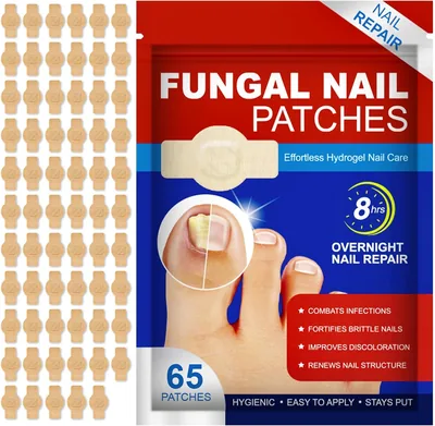AOOWU 65 stück Nägelbehandlung, Pilznagelbehandlungen, Splitterte Nagelreparatur, Nagelstärkung für Damen - Best Deal