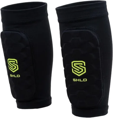 SHLD Kids Shin Pads Ages 3-14 Football Guard Sleeves