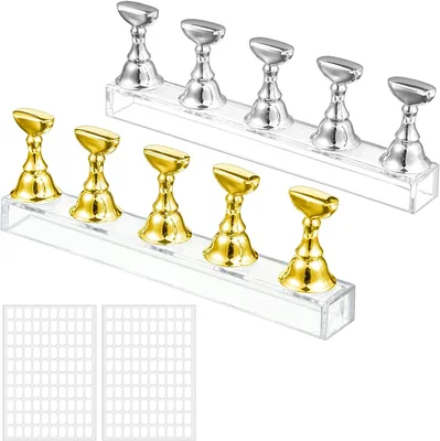 2 szt. stojaków akrylowych na paznokcie z magnetycznym uchwytem - Najlepsza oferta