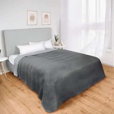 Sleezzz Bettdraad 200 x 220 cm, anthracit, 100% mikrofiber, växlingsfunktion, super mätt, lätt att rensa Best Deal
