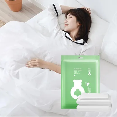 King Size Disposable Bed Sheets Set - 4-Piece Bedding