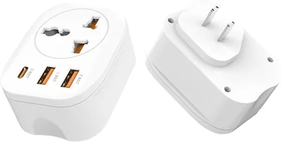 Adaptador Universal OI VIDA com 2 USB e USB-C, 12W, Bivolt, Compacto - OI-TO141 Best Deal
