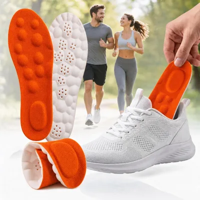 Palmilha Ortopédica 4D Arco Plantar para Esporão e Fascite - Dor no Pé (41-42 - 26,5cm) - Melhor Preço