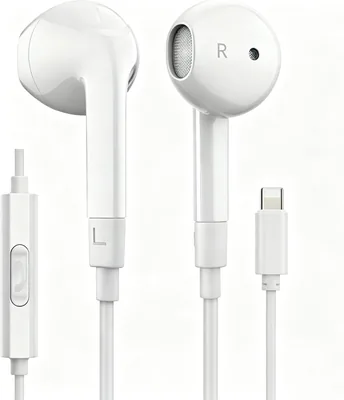 Cuffie In-Ear con Microfono Type C, Isolamento Acustico, Hi-Fi Stereo