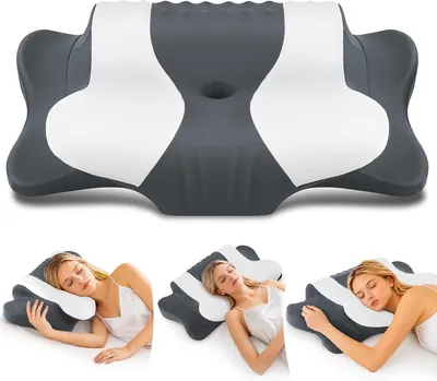 Cuscino Cervicale DONAMA in Memory Foam a Forma di Farfalla - Sconto 60%