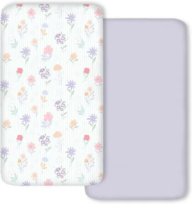 Bimocosy Ensemble de 2 Housses de Couette en Microfibre pour Bébé 70 x 140 cm | Certifié OEKO-TEX 100%, Microfibre Douce pour la Peau. Amovible et Lavable
