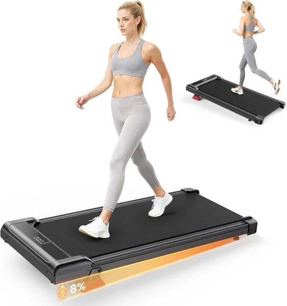 Cinta de Correr y de Andar 3 en 1 Plegable con Inclinaci n 9%, Caminadora El ctrica Silenciosa 1-10 km/h