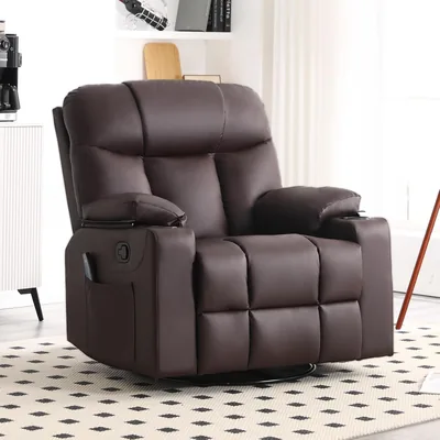 ANJ Manual Swivel Rocker Recliner Chair - Best Deal