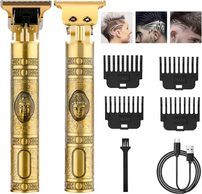 Máquina de Recorte de Pelo para Hombres, Afeitadora Eléctrica, Peluquero Profesional | Carga Tipo-C, Sin Cable