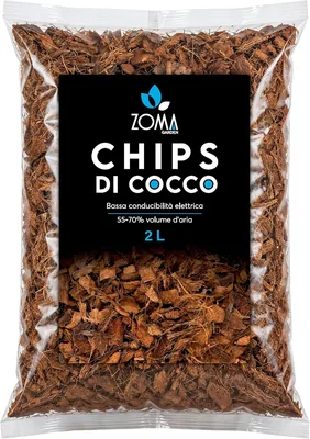 Cippette di Cocco Zoma per Piante, Fibra di Cocco per un'Aerazione e Drenaggio Ottimali, Lavate Ultra