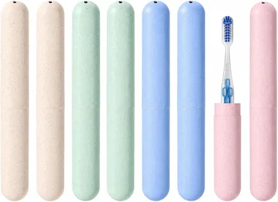 SKY-TOUCH 8PCS Travel Toothbrush Cases - Best Deal