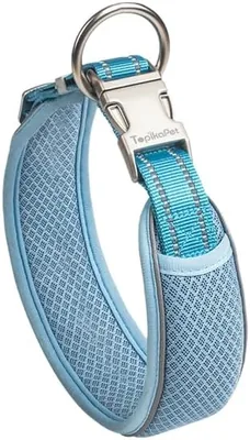 TopikaPet Adjustable Dog Collar w/ Titanium Clip & Reflective Strips - Best Deal