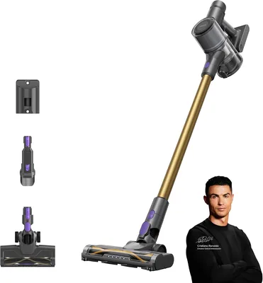 DREAME EasyVac Cordless Vacuum Cleaner, 26,000Pa Powerful Suction, 50-Min Runtime